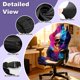 thumbnail image 3 of Funda para silla gamer QYZDLM con impresión 3D y ajuste suave, 3 of 8