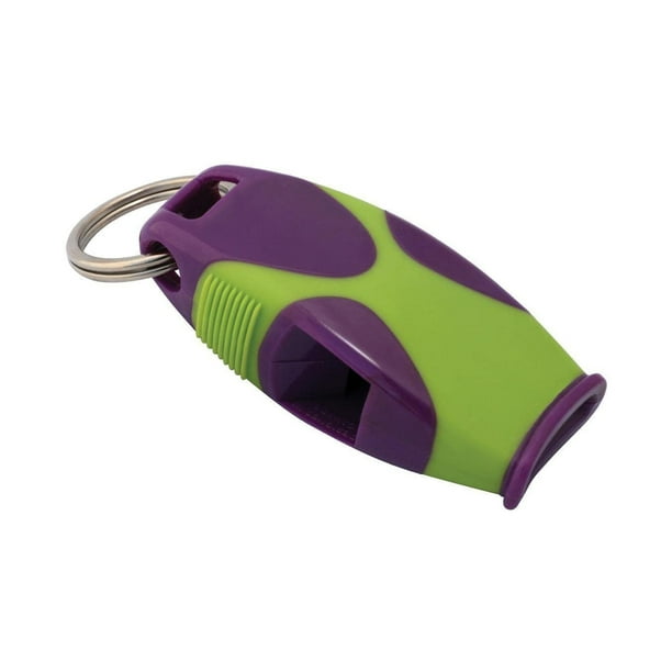 Pito Silbato Bicolor 120 dB Morado/Verde