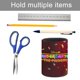 thumbnail image 5 of Kindergarten El Musical-theme Cylinder Pen Holder Pencil Organizer with Flannel Lining PVC Leather Material Cardboard Base for study work 10*8CM, 5 of 6