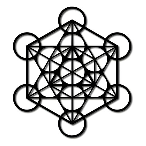 Genérico - Cuadro Geometría Sagrada 40 Cm