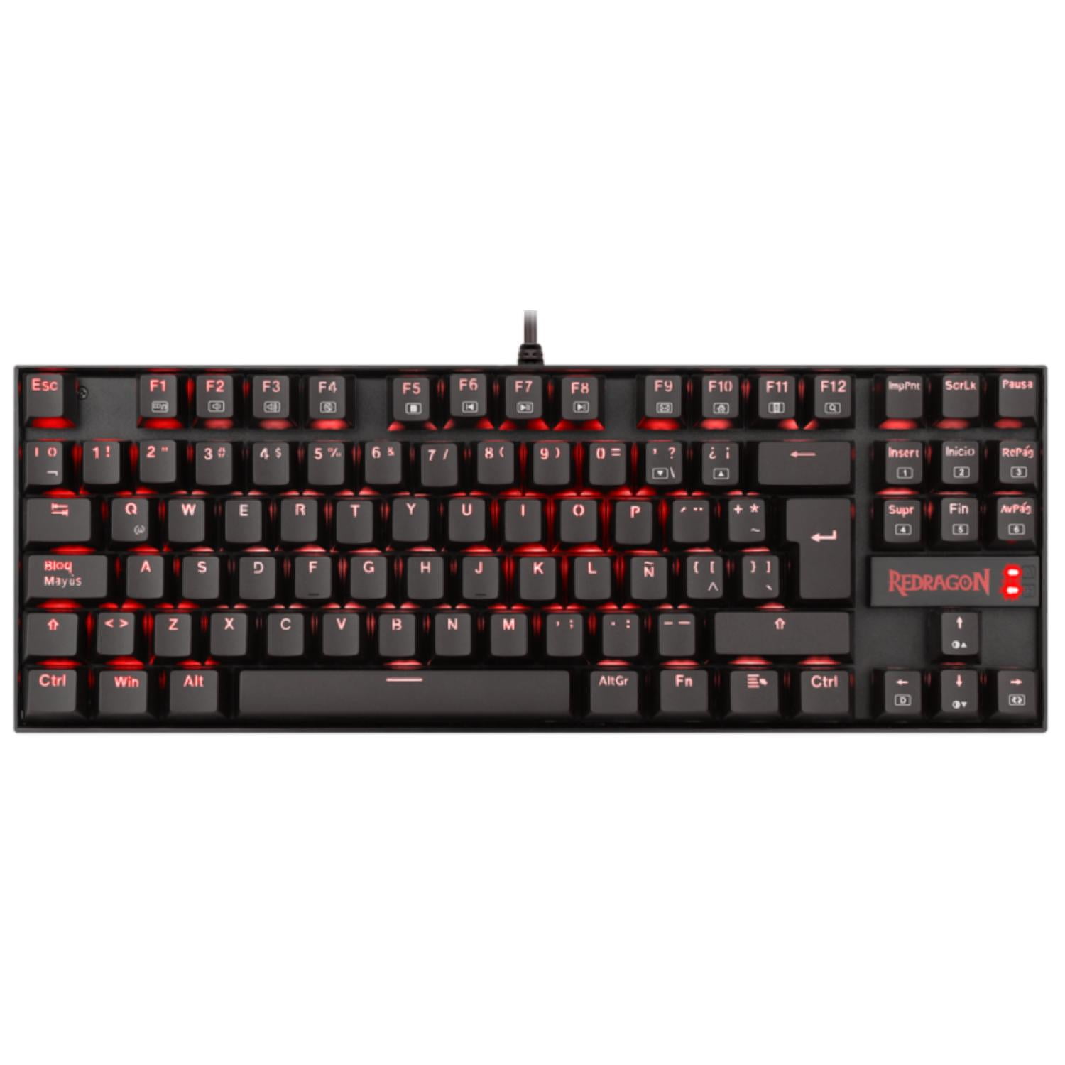 Redragon - Teclado Gamer Mecánico Kumara Black K552-sp (k552-kr)