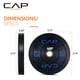 thumbnail image 4 of Plato protector olímpico CAP Barbell Economy, 45 lb/20,41 kg, negro, 4 of 6