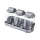 thumbnail image 3 of Tarro Agitador De Especias Para Almacenar Condimentos Dispensadores Contenedor De Almacenamiento Para 3 Gris, 3 of 3