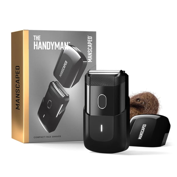 Afeitadora Manscaped The Handyman Compact Negra Foil Doble