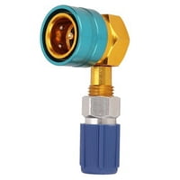 Magideal - Adaptador De Oplamiento Rápido R134A R1234Yf, Cesorios De Adaptador R134A, Conversión Ajustable De R1234Yf A R134A Para Sistema De Ca, Fácil Qc15L Ad50