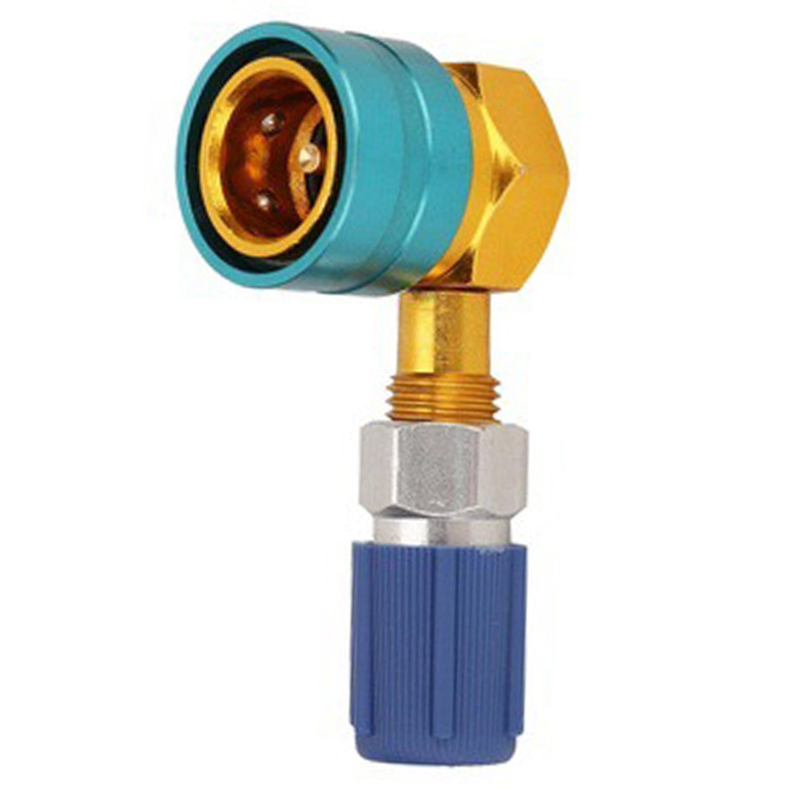 Magideal - Adaptador De Oplamiento Rápido R134A R1234Yf, Cesorios De Adaptador R134A, Conversión Ajustable De R1234Yf A R134A Para Sistema De Ca, Fácil Qc15L Ad50