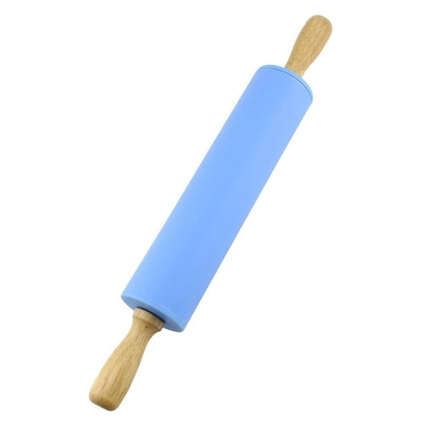 Rodillo de silicona NASNAIOLL de 39 cm con mango de madera