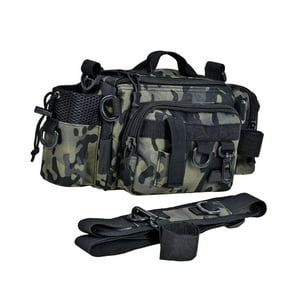 Ioensy - Riñonera De Pesca, Riñonera, Bolsa De Cadera, Aparejos, Almacenamiento De Señuelos, Multifuncional, Verde