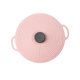 thumbnail image 2 of Tapa De Olla De Silicona Resistente Al Calor Con Asa Para Platos De Almacenamiento De Alimentos Tazas Rosa 15,3 Cm, 2 of 5