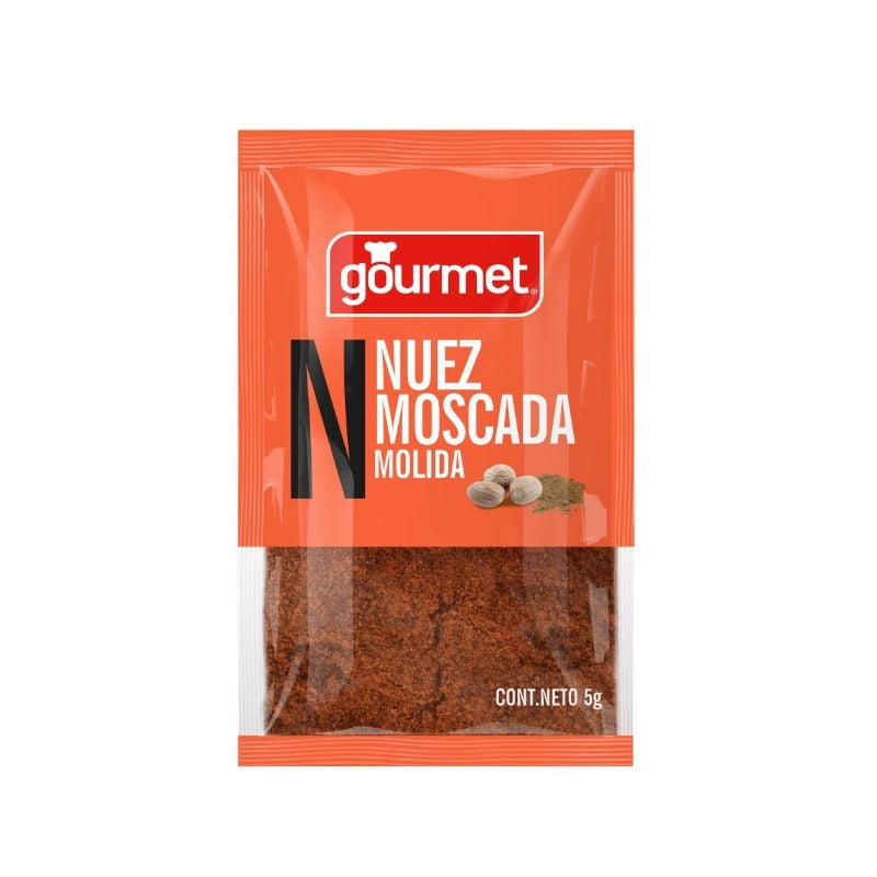 Nuez Moscada Molida Bolsa 5 g Gourmet