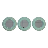 Genérico - Set 3 Espejo Acento Decorativo Pared Diseño Vintage Jhn