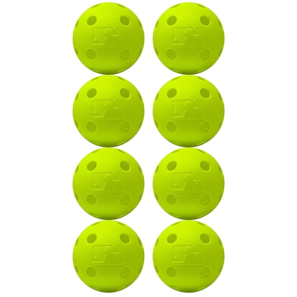 Pelotas de béisbol de plástico Franklin Sports Indestruct-A-Ball, paquete de 8