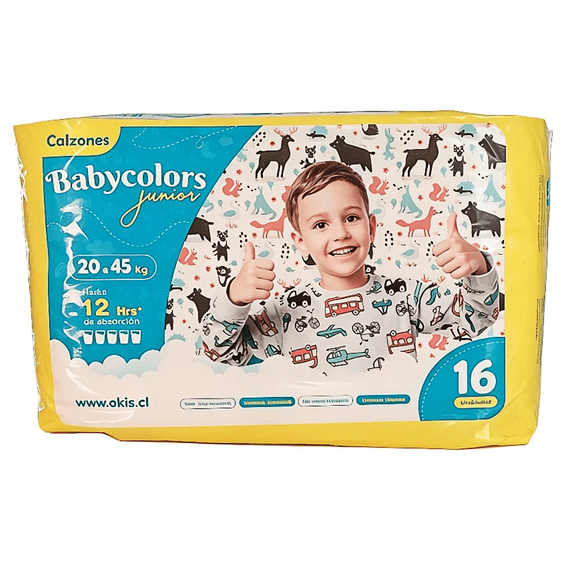 BABYCOLORS JUNIORS 16un