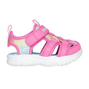 Sandalias Skechers Flex Splash Bebe 303276N-Hpmt - Talla 22