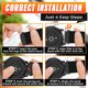 thumbnail image 5 of Correa de reloj PIKTIME de 20 mm de nailon negra para Galaxy Watch 6/5/4, 5 of 9