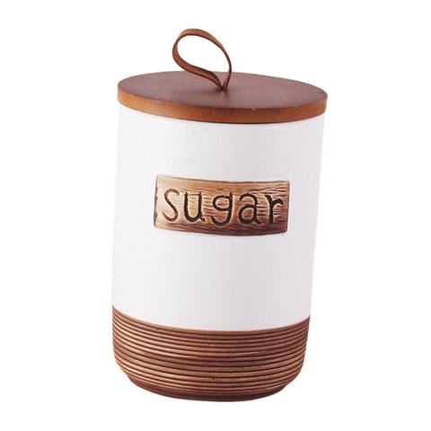 Bothyi - Tarro De Almacenamiento De Cerámica, Soporte Artesanal, Botella De Sal Moderna Para Regalos De Harina, Armario, Azúcar