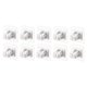 thumbnail image 5 of 10pcs Soporte Para Barra De Cortina Gancho Para Cortinas ABS Soporte De Pared Barra De Toalla Fija Para El Hogar Blanco, 5 of 5
