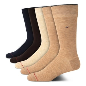 Calcetines De Vestir Tommy Hilfiger, Ligeros Y Cómodos Para Hombre De 7 A 12 Años, 5 Pares