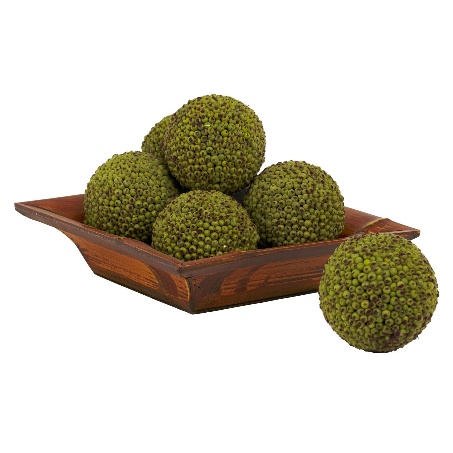 Nearly Natural - Juego De Bolas Decorativas De Bayas Casi Naturales De 4 Cm (juego De 6)