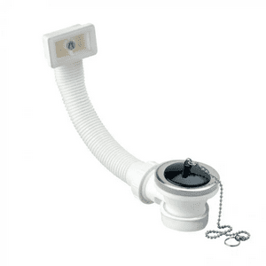 Genérico - Desague Utility Plast Con Rebalse Cadena Y Tapon