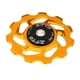 thumbnail image 3 of 11t bicicleta rodamiento de cerámica jockey wheel polea rodillo rear desviador de oro, 3 of 3
