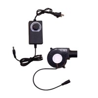 Ioensy - Soplador De Aire Para Barbacoa, Miniestufa De Fuego Para Acampar, Ventilador De Metal Para Parrillas, Estufa, Herramientas, Estilo A