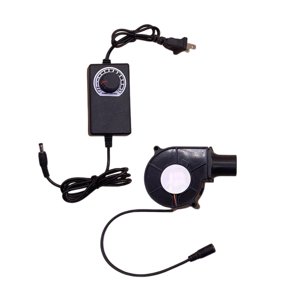 Ioensy - Soplador De Aire Para Barbacoa, Miniestufa De Fuego Para Acampar, Ventilador De Metal Para Parrillas, Estufa, Herramientas, Estilo A