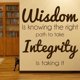 thumbnail image 2 of Decomural Wisdom And Integrity Inspirational WS-43004, 2 of 2