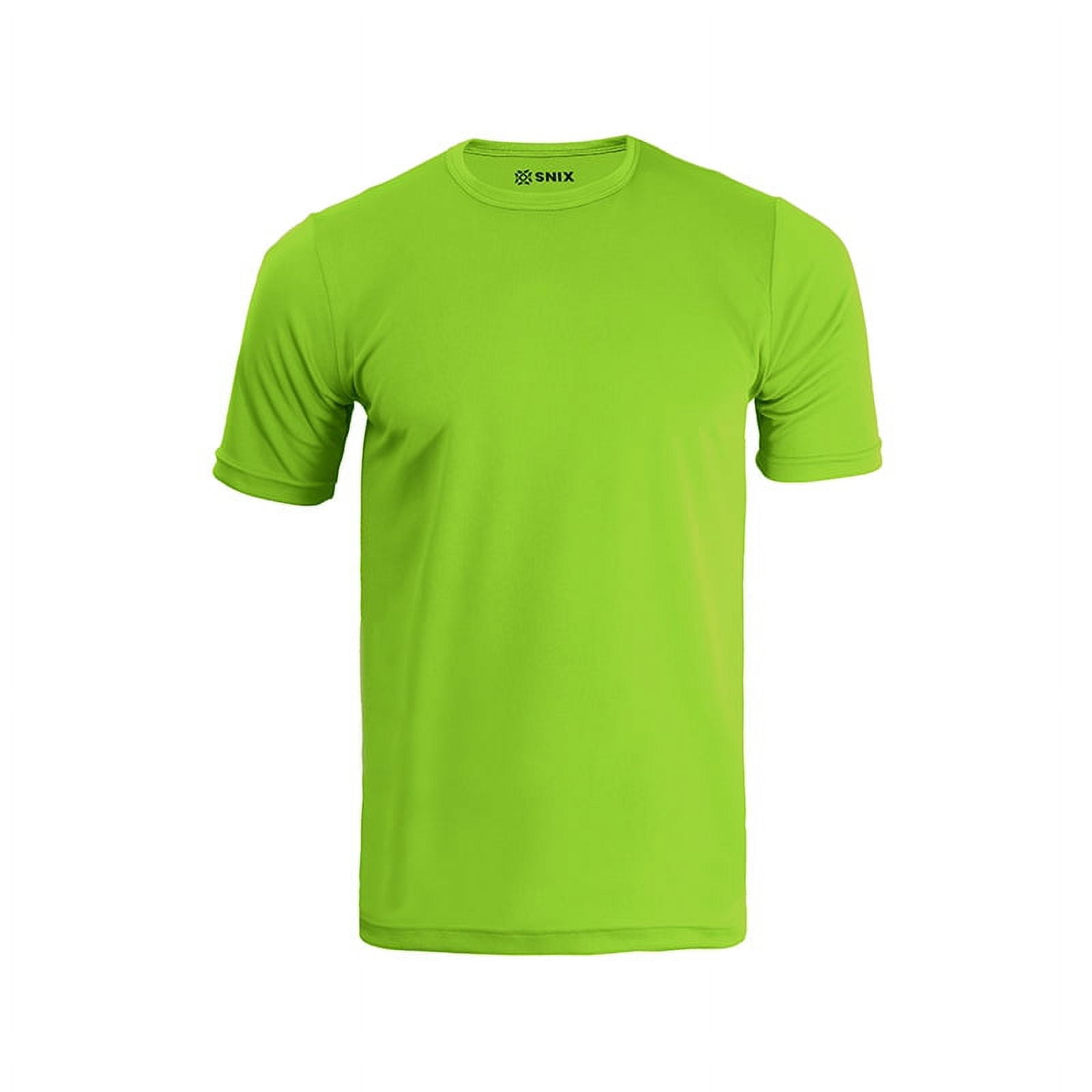 Polera Deportiva Dry Fit de adulto Verde Fluor Talla XXLSNIX Lider.cl