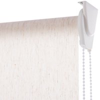 Bertex - Cortina Roller Lino Traslúcida, Alto Ajustable Máximo De 240 Cm X Ancho A Elección Para Sala, Living, Oficina O Escritorio (215 Cm De Ancho X 240 Cm De Alto)