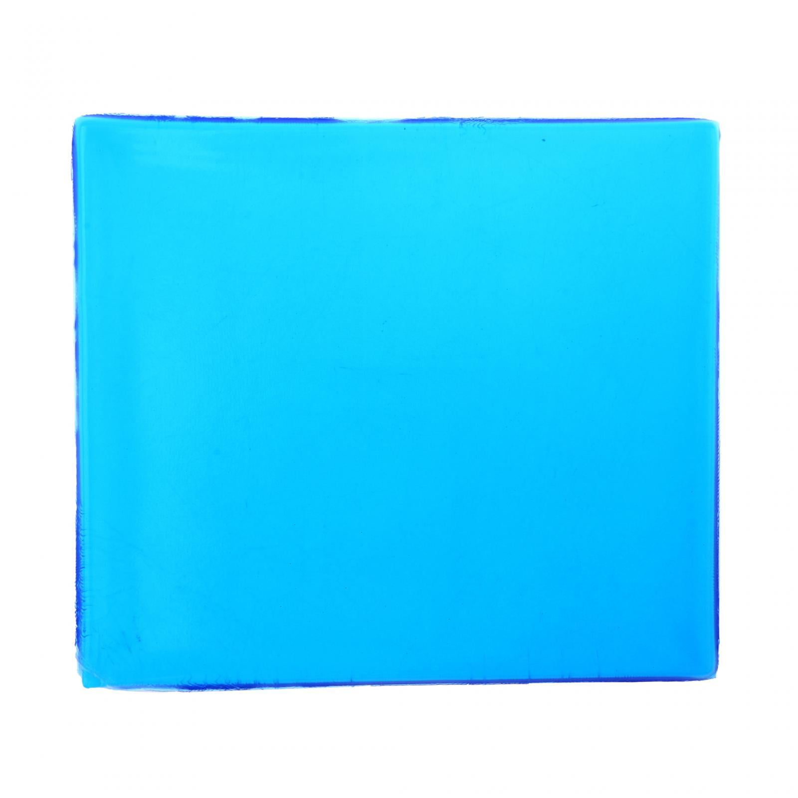 Ioensy - Almohadilla De Gel Para Asiento De Motocicleta Para Viajes Largos, Cojín Para Silla De Oficina, Cojín Para Asiento, Gel Azul, 22 Cm X 25 Cm X 1 Cm