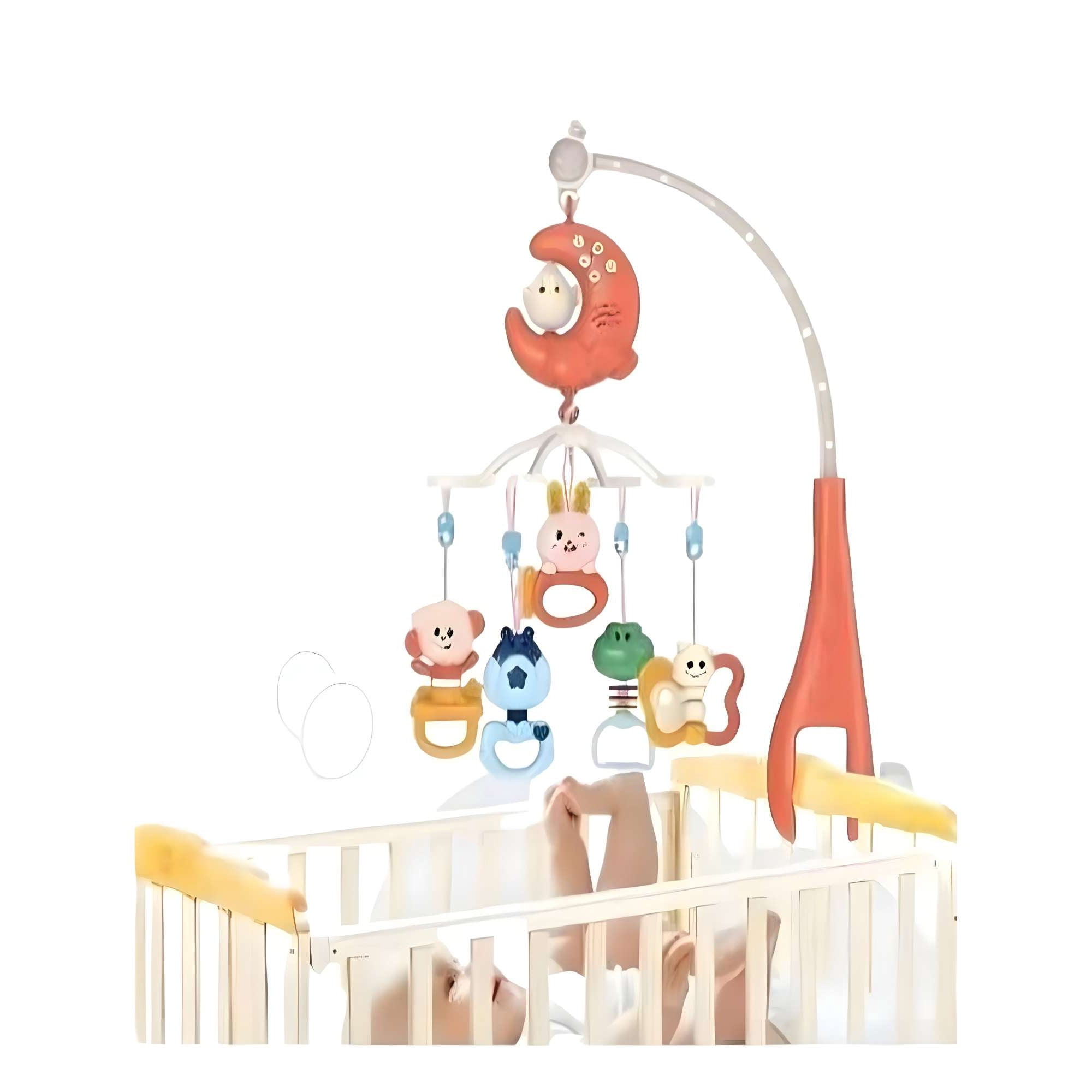 Genérico - Movil Luna Con Control Remoto Color Naranja