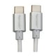 thumbnail image 3 of Cable Tipo C A Tipo C 2MTS Reforzado TM-200521-SL Silver, 3 of 3
