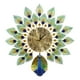 thumbnail image 1 of Reloj Pared Pavo Real Grande Decorativo Creativo Jhn, 1 of 3