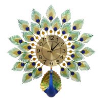 Genérico - Reloj Pared Pavo Real Grande Decorativo Creativo Jhn