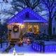 thumbnail image 3 of Luces solares navideñas JMEXSUSS Meteor Rain Blue 144 LED, 3 of 7