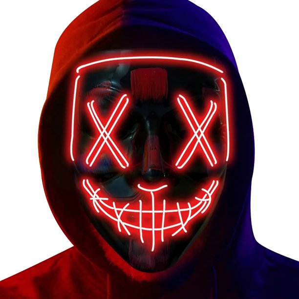 Mascaras Led la Purga Halloween