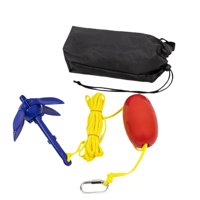 Magideal - Ancla Plegable Con Rezón Para Kayak, Ancla De 0,5 Lb Con Flotador, Ancla Para Botes Pequeños, Ancla Marina Plegable Para Botes, Balsas, Tablas De Remo