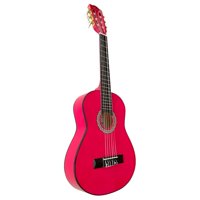 Guitarra Acustica Rosa Con Funda Para Niño Mercury Mcg 30 Pink