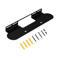 Magideal - Soporte De Pared Para Barra De Sonido De Metal, Soporte De Montaje Para Altavoces, Ahorra Espacio, Accesorios Para Altavoces Domésticos, Cine En Casa, Negro