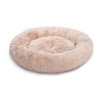 Importadora Amelia - Cama Antiestres De Felpa Para Mascotas 110 Cm - Greige