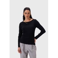 Fashionspark - Polera Mujer Rib Negro - Vii