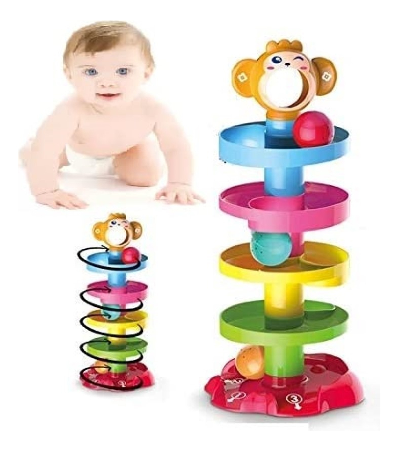 Genérico - Juguete Torre Giratoria Rampa Divertido Niños Bebe Lau