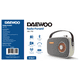 thumbnail image 3 of Radio Retro Amfm Dos Bandas Daewoo Di-ql01 Color Gris, 3 of 3