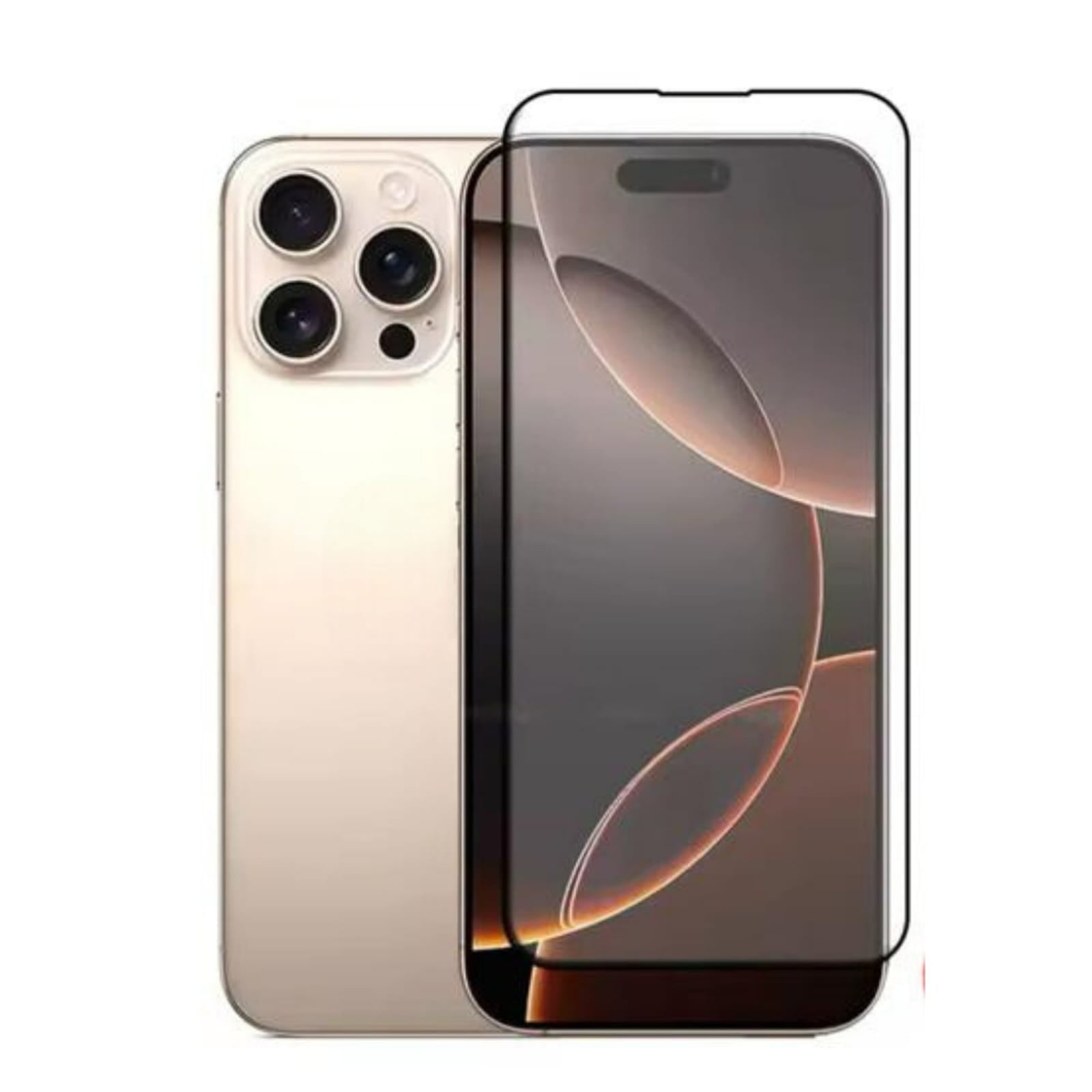 Genérico - Lamina De Vidrio Completa Para Iphone 16 Pro Max