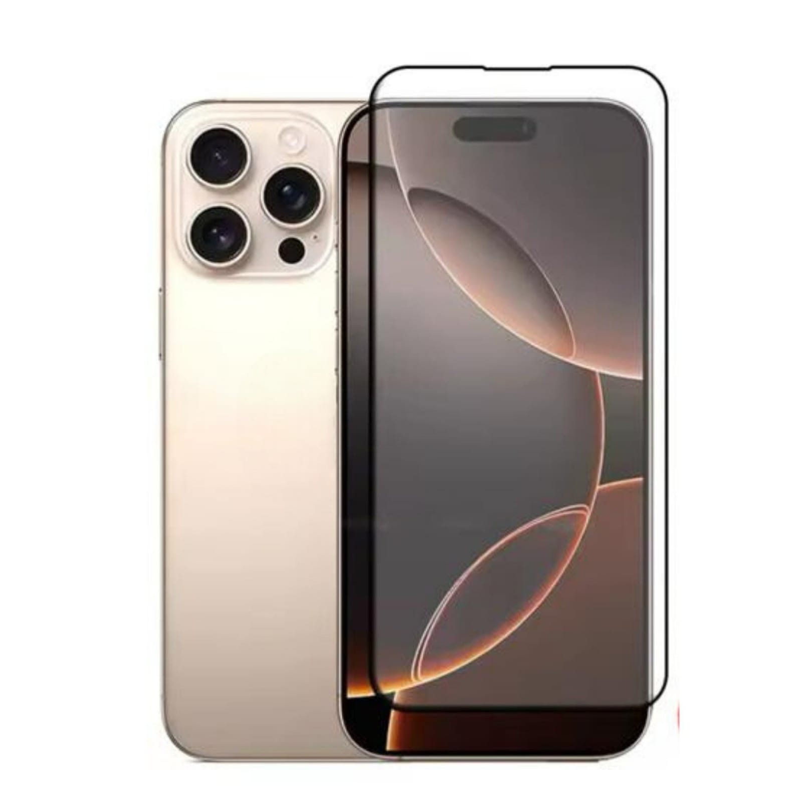 Genérico - Lamina De Vidrio Completa Para Iphone 16 Pro Max