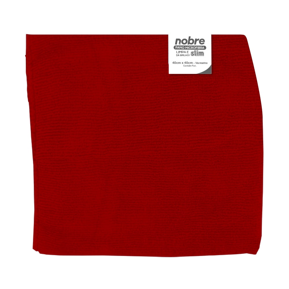 Pack 10 Paños De Microfibra Rojo 40x40 Cm Nobre