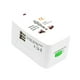 thumbnail image 1 of Adaptador De Enchufe De Viaje Europeo Convertidor Resistente Para Francia UE Alemania Y Más, 1 of 3