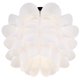 thumbnail image 5 of Lámpara de techo Possini Euro Design 40 cm Flor blanca, 5 of 7