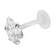 thumbnail image 1 of Piercing labret monroe cartílago nariz boca oreja figura gema, 1 of 3